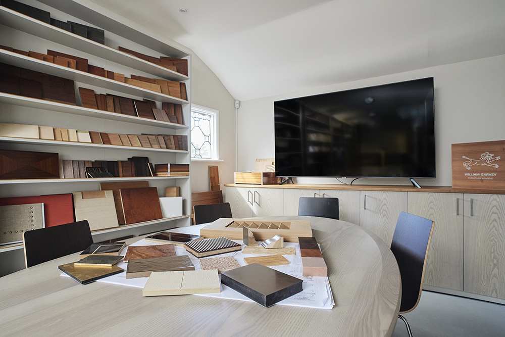 William Garvey boardroom table crafted from Ash grown by our founder William Garvey