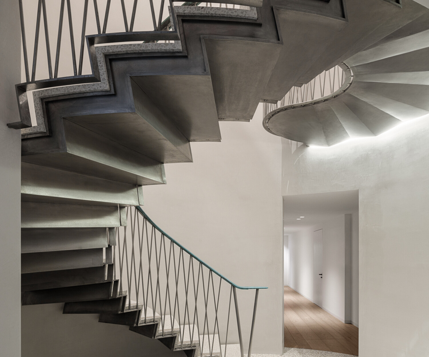 Our team carefully crafted bespoke joinery for this duplex apartment that respectfully integrates with the Georgian building's architecture. Bespoke Craftsmanship by William Garvey Bespoke furniture maker