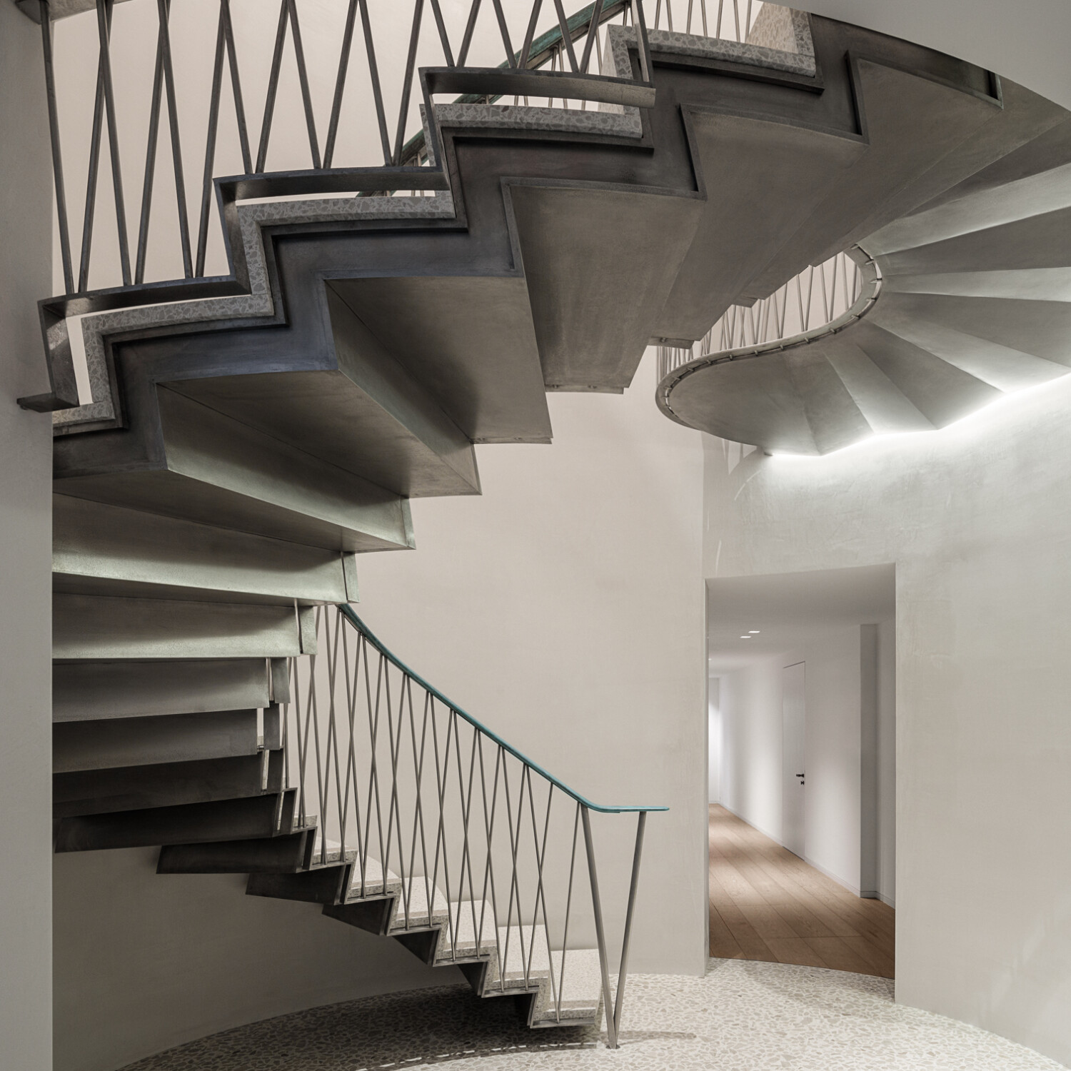Our team carefully crafted bespoke joinery for this duplex apartment that respectfully integrates with the Georgian building's architecture. Bespoke Craftsmanship by William Garvey Bespoke furniture maker