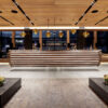 Bespoke bar, furniture and architectural joinery for the headquarters of a company in the Isle of Man by William Garvey bespoke furniture maker designer